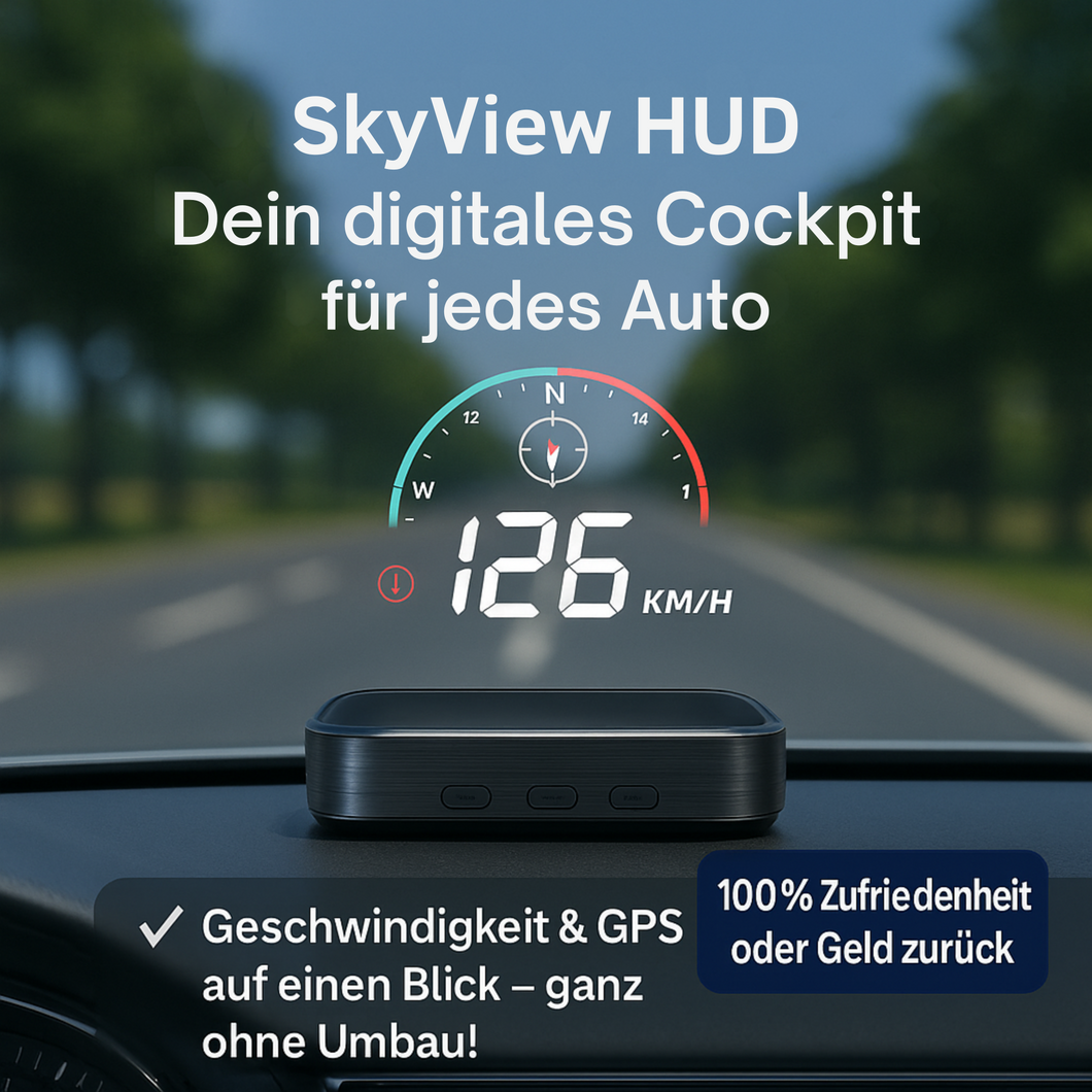 SkyView HUD – Infos direkt im Blickfeld