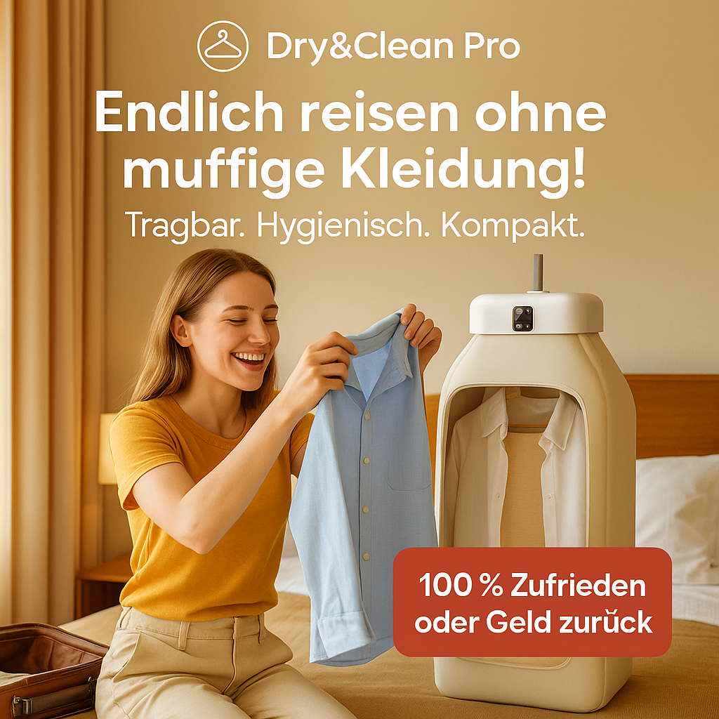 Dry&Clean Pro – Tragbarer UV-Wäschetrockner
